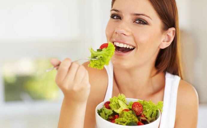 the use of vegetable salad with psoriasis